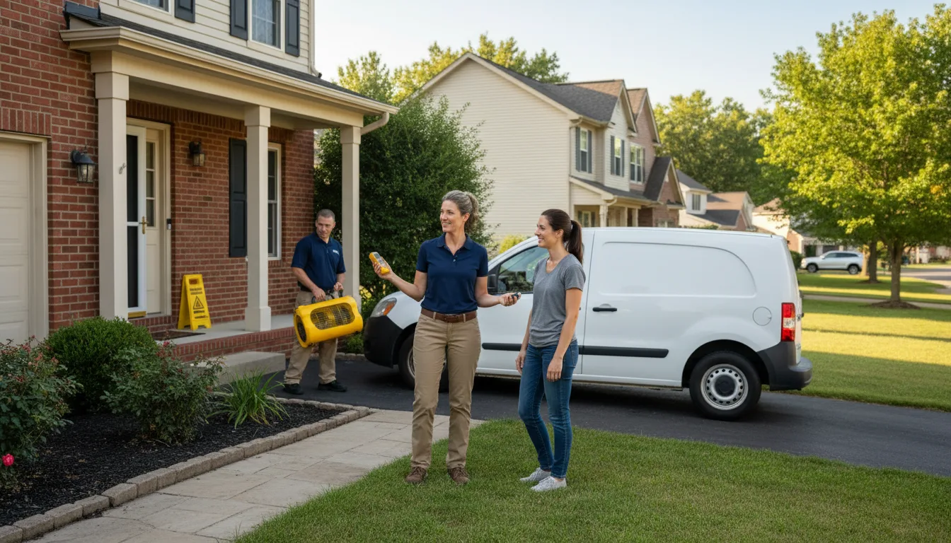 Residential water damage restoration in Tucson, AZ